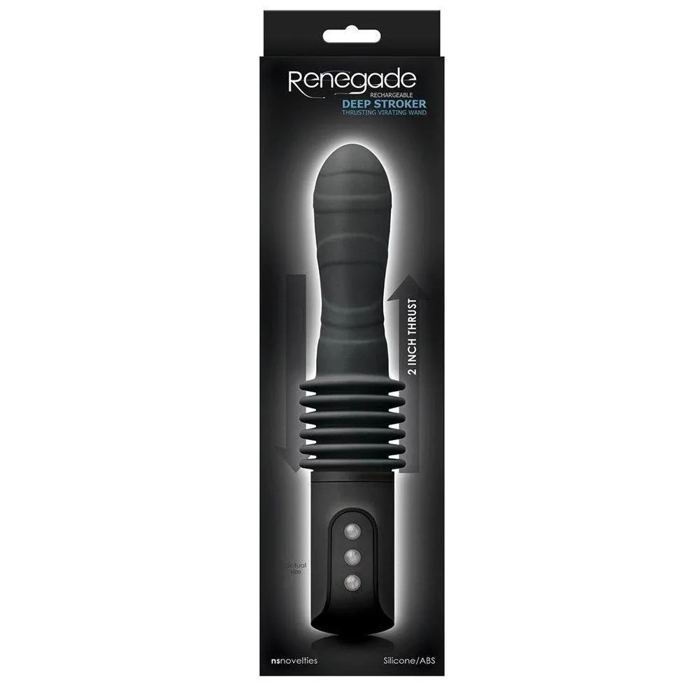 Deep Stroker Rechargeable Thrusting & Vibrating Wand