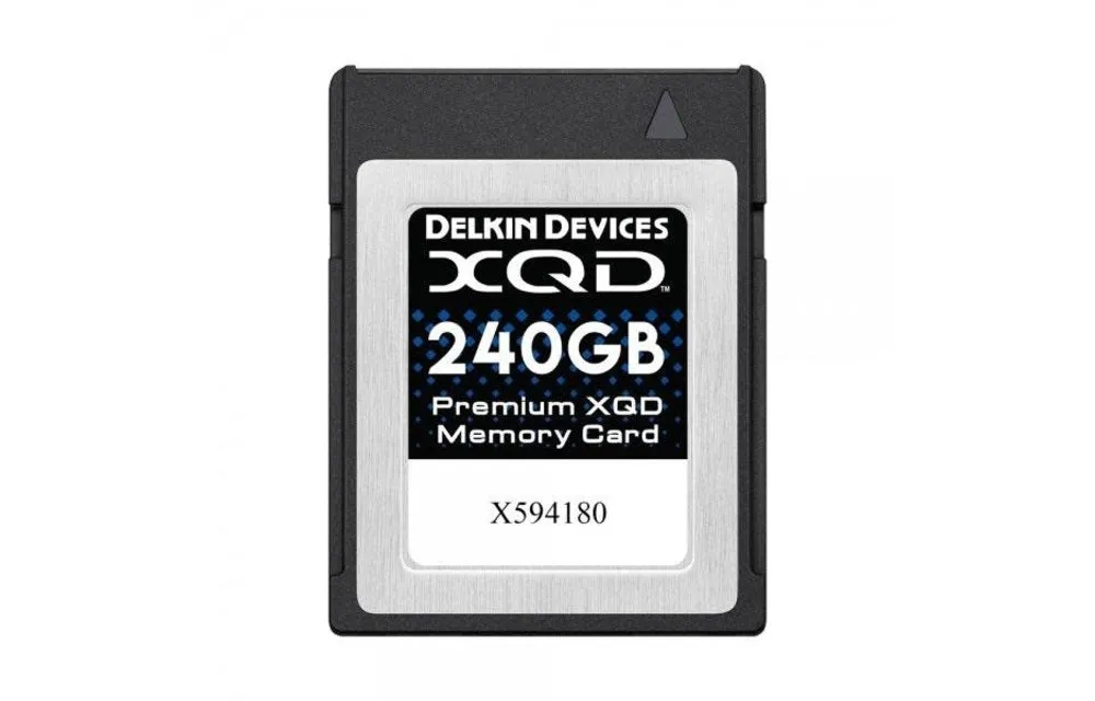 Delkin PREMIUM XQD 240GB Memory Card 440R-400W