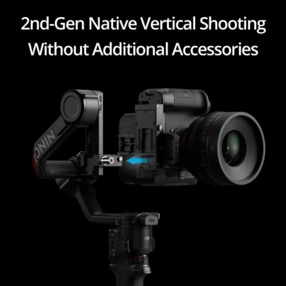 DJI Ronin RS 4 Pro Combo 3-Axis Camera Gimbal Stabilizer w/ Image Transmitter, Focus Pro Motor, LIDAR Focus, 4.5Kg Max Payload, Carbon Fiber Axis Arms 2nd Gen Auto Locks, 13Hr Operating Time & OLED Touchscreen Control for DSLR Mirrorless