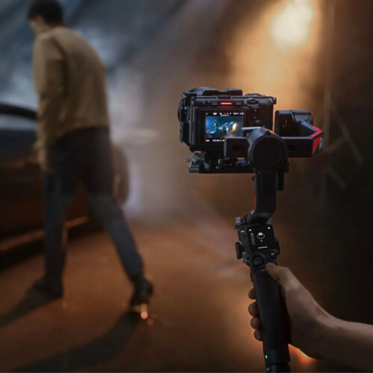 DJI Ronin RS 4 Pro Combo 3-Axis Camera Gimbal Stabilizer w/ Image Transmitter, Focus Pro Motor, LIDAR Focus, 4.5Kg Max Payload, Carbon Fiber Axis Arms 2nd Gen Auto Locks, 13Hr Operating Time & OLED Touchscreen Control for DSLR Mirrorless