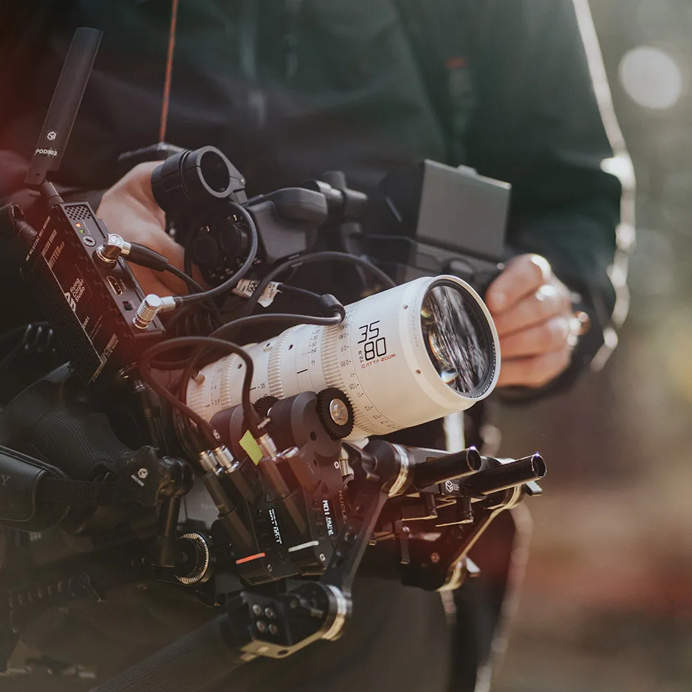 DZOFILM CATTA ZOOM 35-80mm T2.9 Full Frame Cine Zoom Lens E/RF/L/Z/X Mount (White/Black)