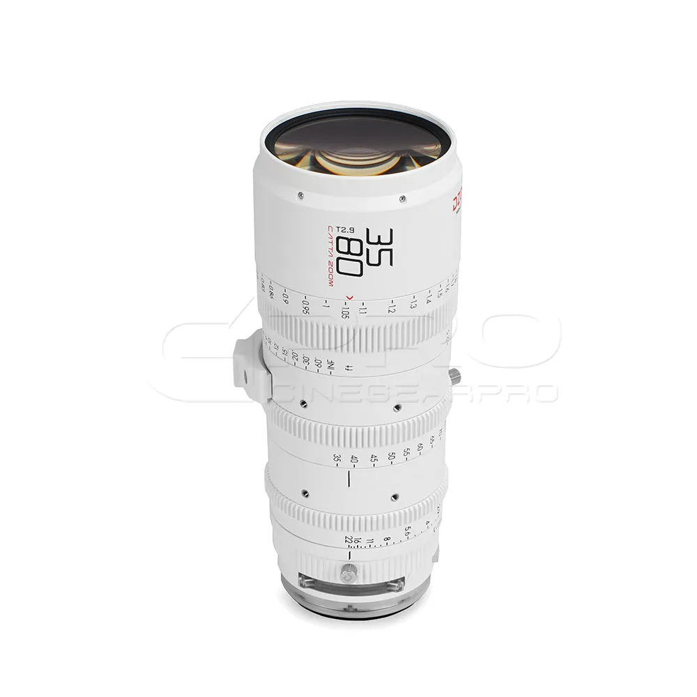 DZOFILM CATTA ZOOM 35-80mm T2.9 Full Frame Cine Zoom Lens E/RF/L/Z/X Mount (White/Black)