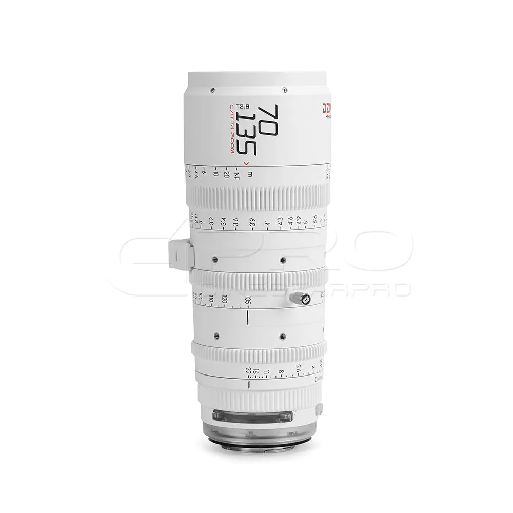 DZOFILM CATTA ZOOM FF 70-135mm T2.9 Full Frame Cine Zoom Lens E/RF/L/Z/X Mount (White/Black)