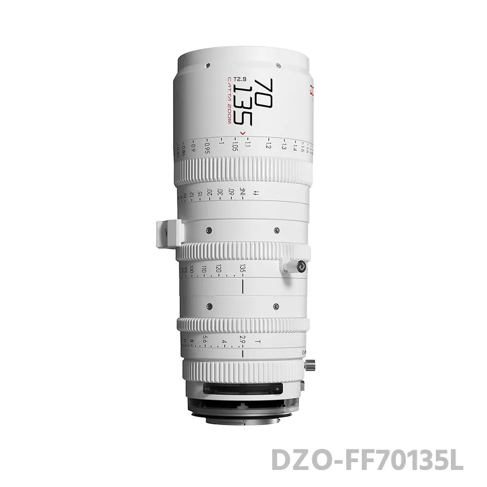 DZOFILM CATTA ZOOM FF 70-135mm T2.9 Full Frame Cine Zoom Lens E/RF/L/Z/X Mount (White/Black)