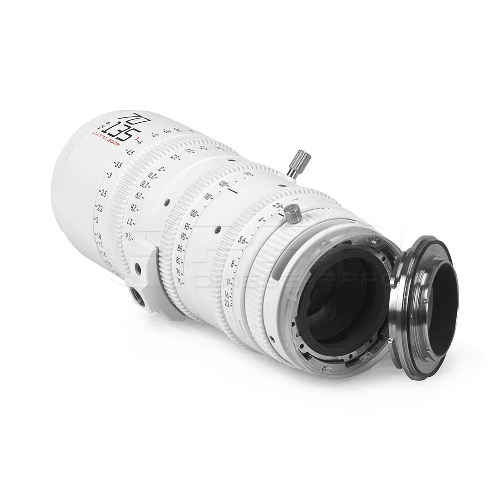 DZOFILM CATTA ZOOM FF 70-135mm T2.9 Full Frame Cine Zoom Lens E/RF/L/Z/X Mount (White/Black)