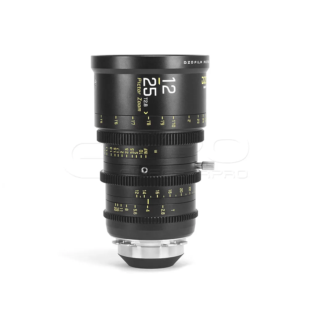 DZOFILM Pictor Zoom 12-25mm T2.8 Super35 Cinema Lens (PL&EF interchangeable Mount, Black)