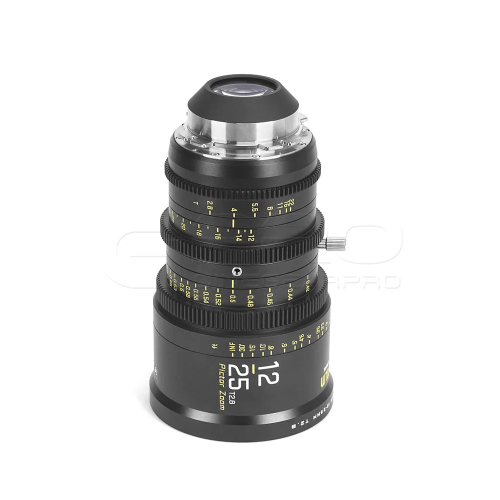 DZOFILM Pictor Zoom 12-25mm T2.8 Super35 Cinema Lens (PL&EF interchangeable Mount, Black)