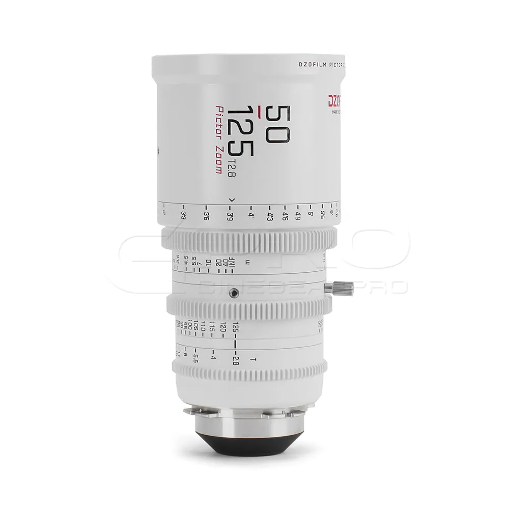 DZOFILM Pictor Zoom Dual Lens Bundle 20-55mm   50-125mm T2.8 Limited Edition (PL&EF interchangeable Mount, White)
