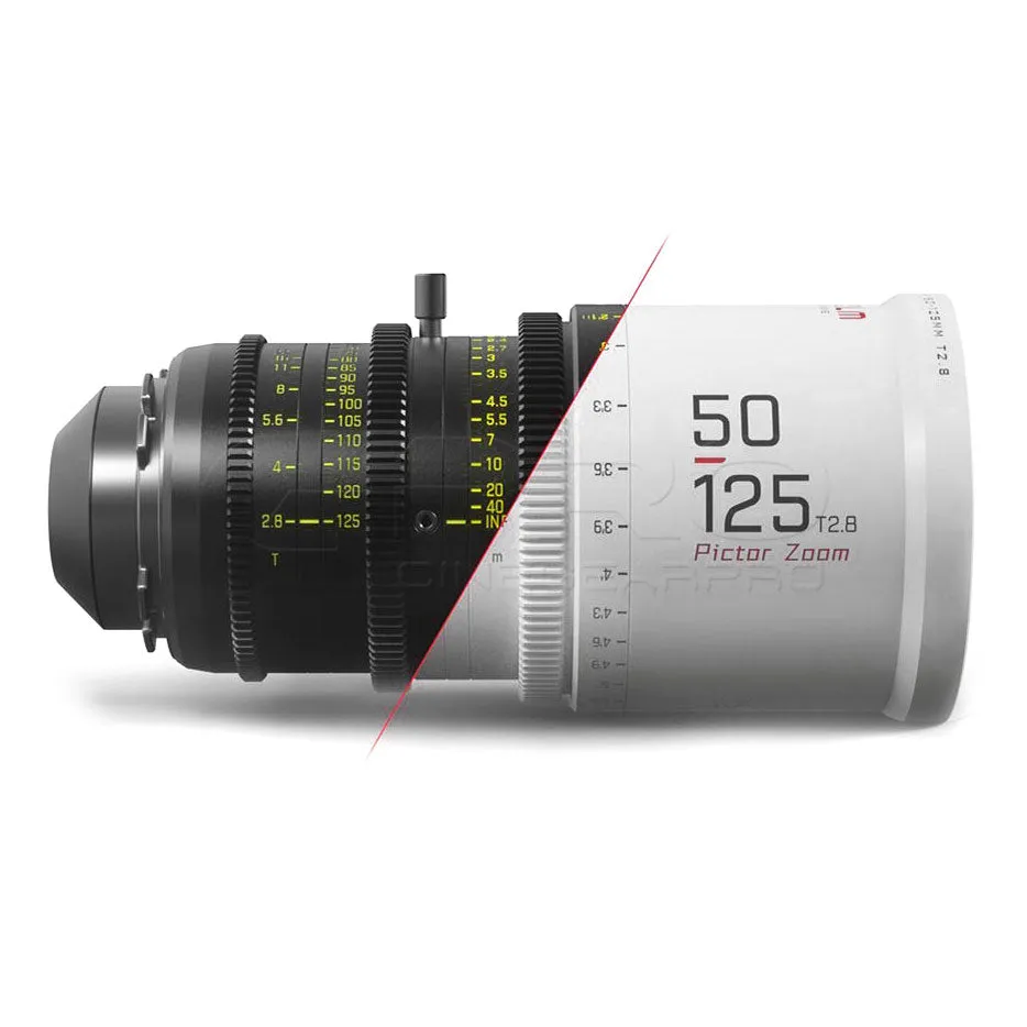 DZOFILM Pictor Zoom Dual Lens Bundle 20-55mm   50-125mm T2.8 Limited Edition (PL&EF interchangeable Mount, White)