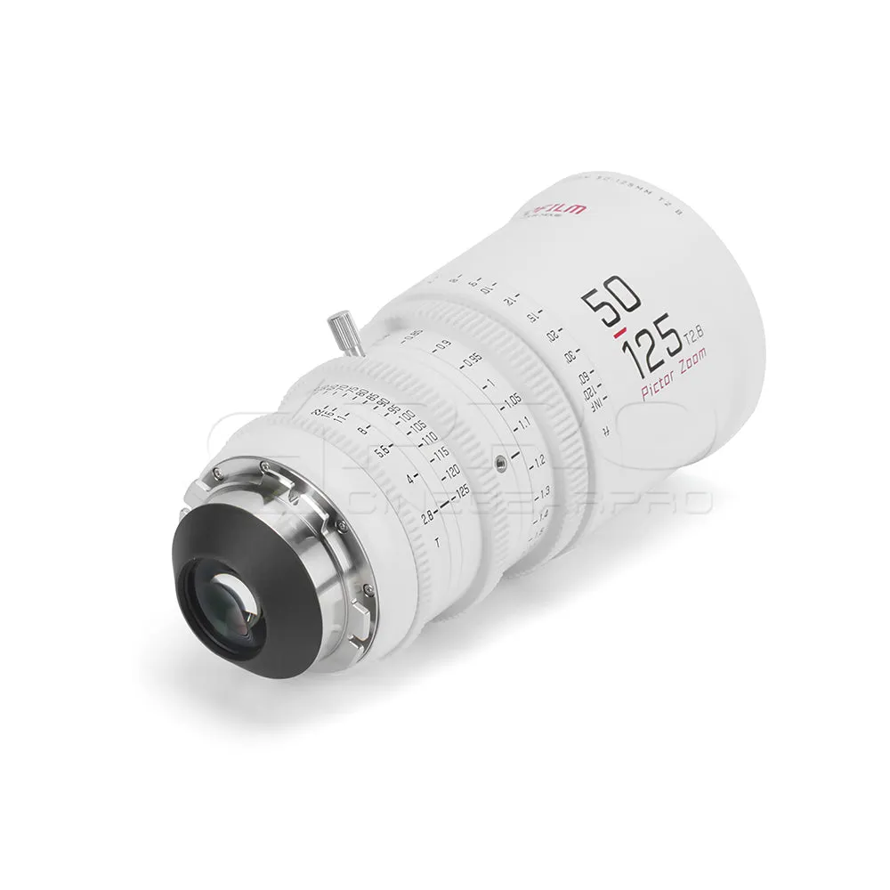 DZOFILM Pictor Zoom Dual Lens Bundle 20-55mm   50-125mm T2.8 Limited Edition (PL&EF interchangeable Mount, White)