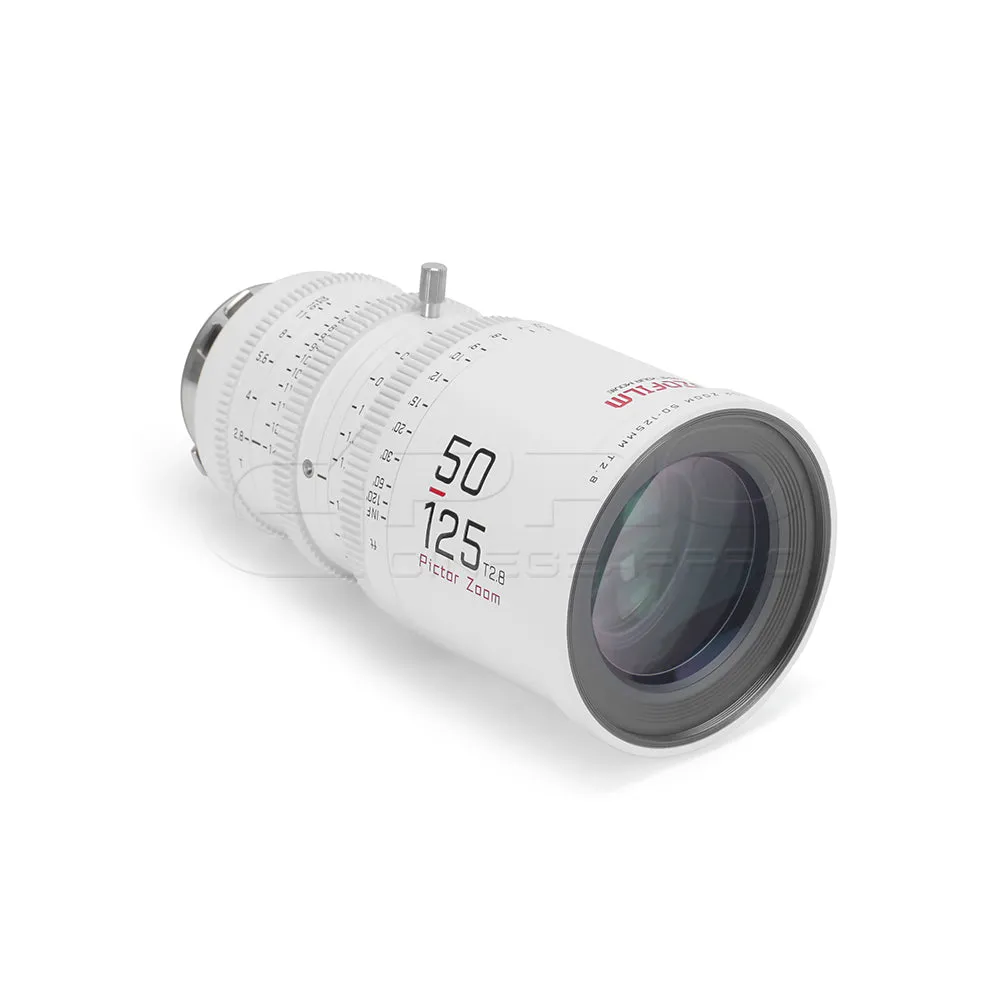 DZOFILM Pictor Zoom Dual Lens Bundle 20-55mm   50-125mm T2.8 Limited Edition (PL&EF interchangeable Mount, White)