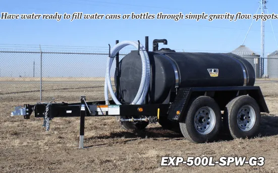 Express Water Trailer - EXP-550L-SPW-G3
