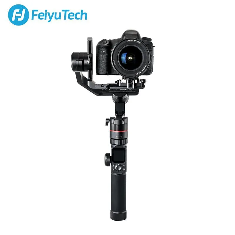 Feiyu AK4000 3-Axis Gimbal Stabilizer DSLRs Mirrorless Cameras, Single Handgrip Slanted