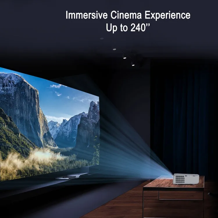 FHD 1080P Mini LCD Smart Projector with 700 ANSI Lumens and Android TV 11