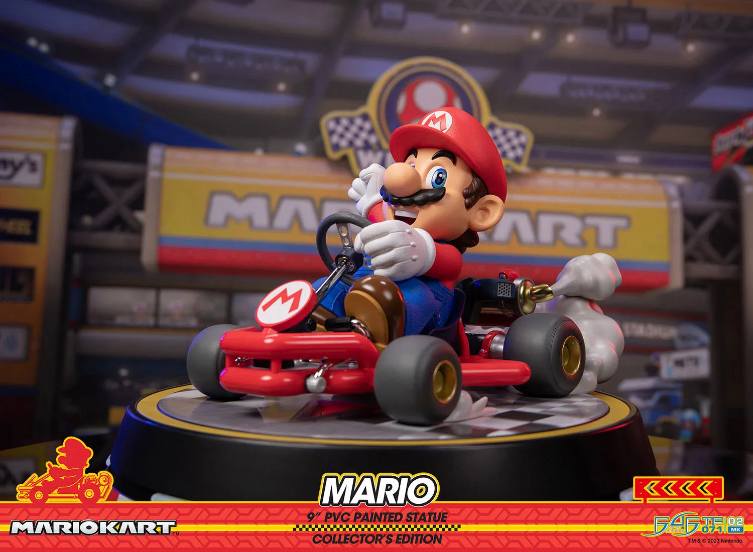 First 4 Figures Mario Kart Mario Collector's Edition PVC Statue