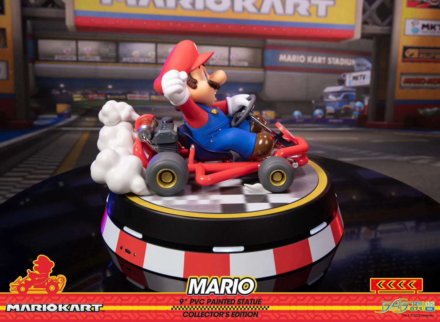 First 4 Figures Mario Kart Mario Collector's Edition PVC Statue