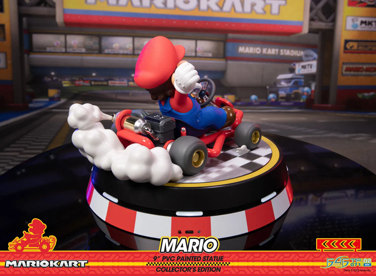 First 4 Figures Mario Kart Mario Collector's Edition PVC Statue