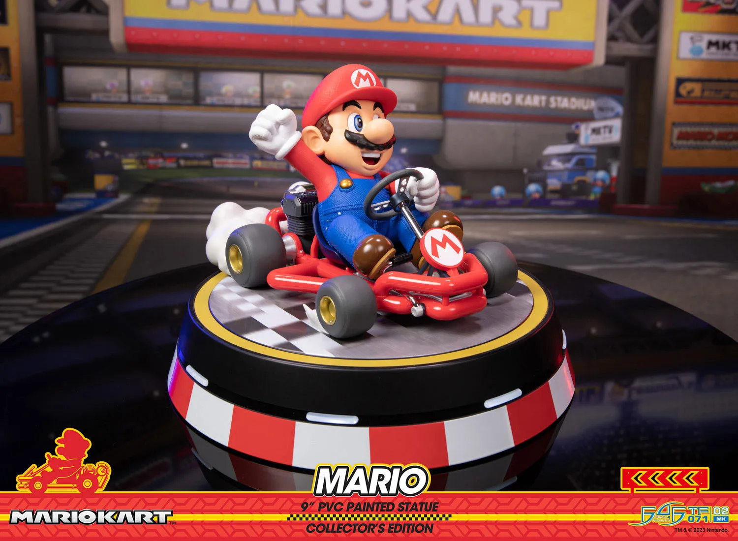 First 4 Figures Mario Kart Mario Collector's Edition PVC Statue
