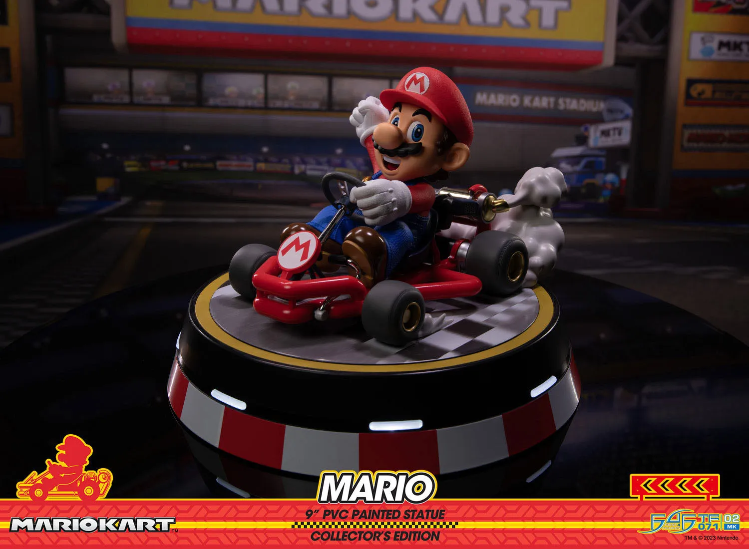 First 4 Figures Mario Kart Mario Collector's Edition PVC Statue
