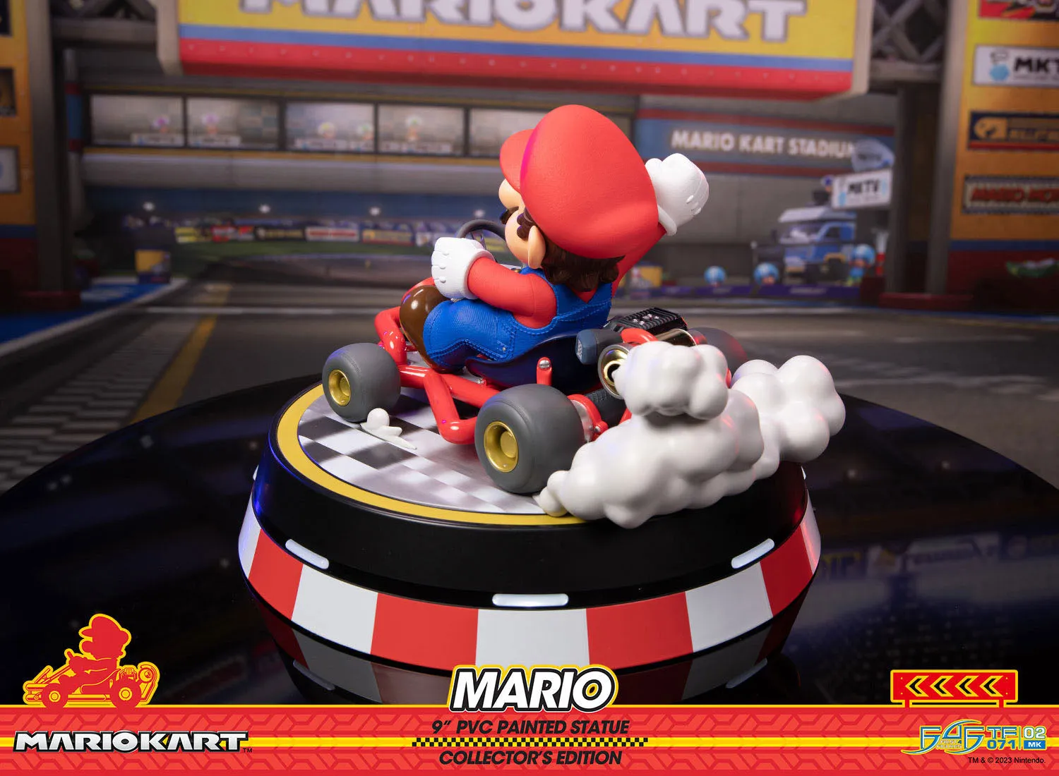 First 4 Figures Mario Kart Mario Collector's Edition PVC Statue