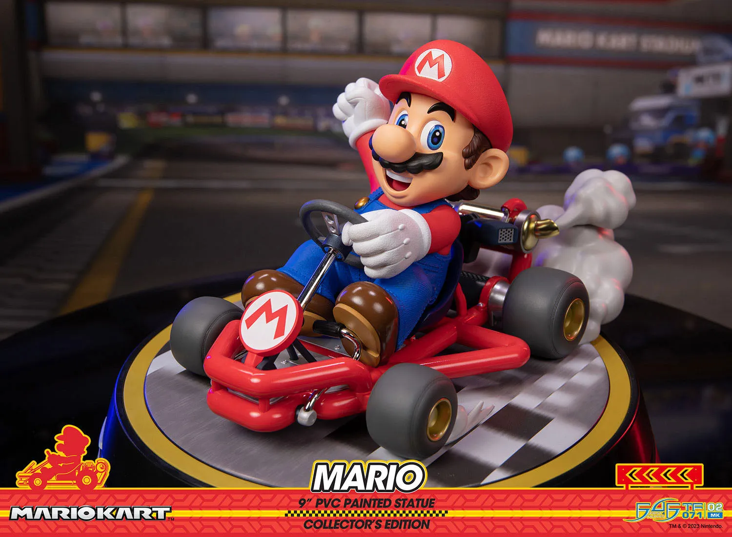 First 4 Figures Mario Kart Mario Collector's Edition PVC Statue