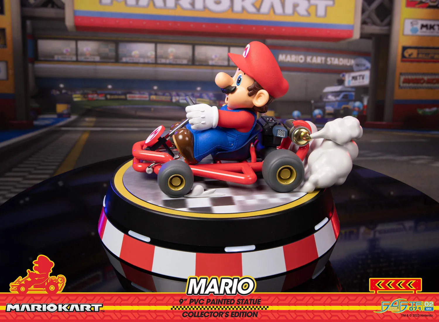 First 4 Figures Mario Kart Mario Collector's Edition PVC Statue