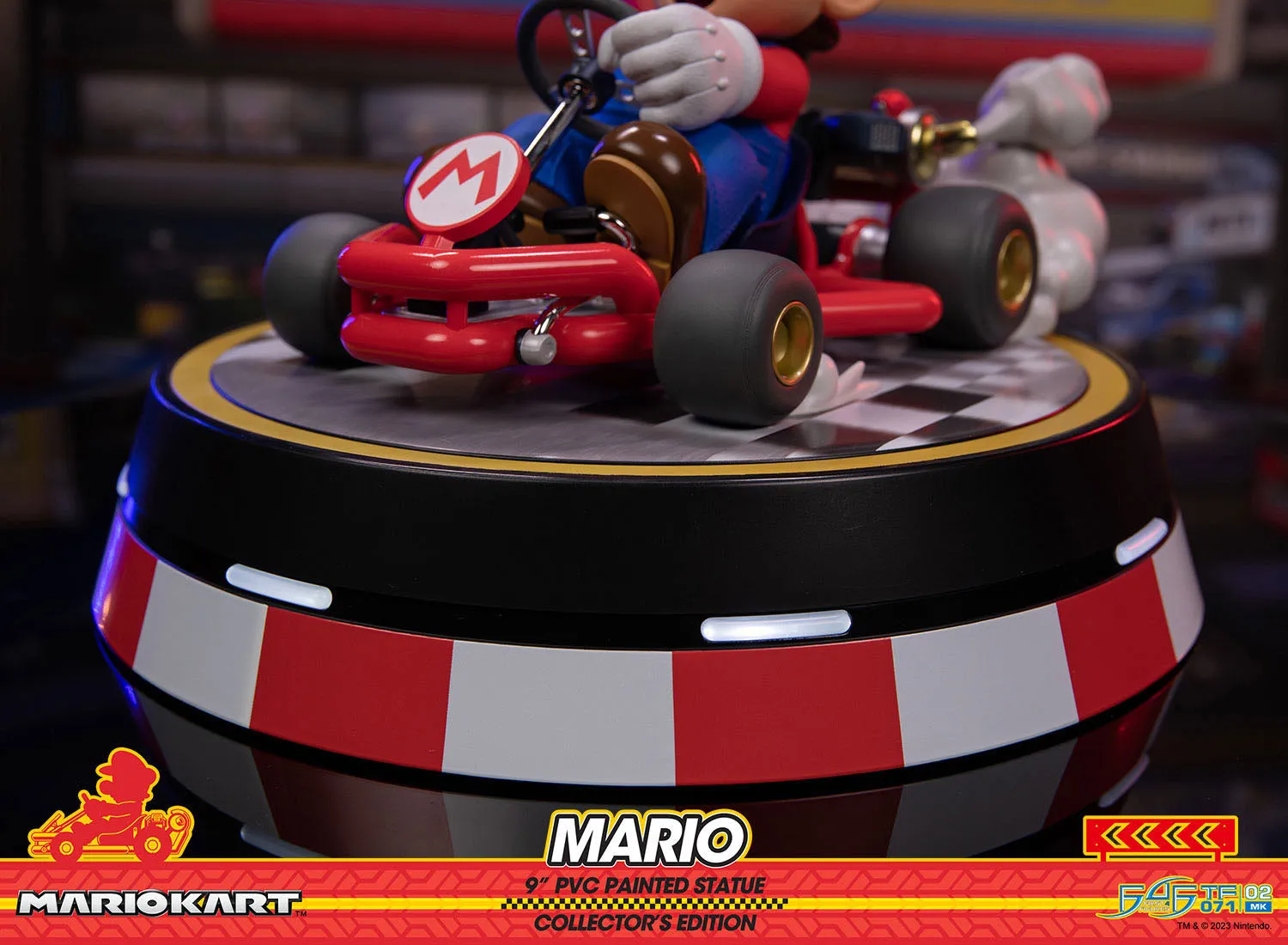 First 4 Figures Mario Kart Mario Collector's Edition PVC Statue