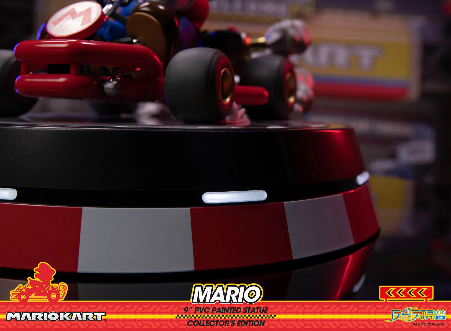 First 4 Figures Mario Kart Mario Collector's Edition PVC Statue