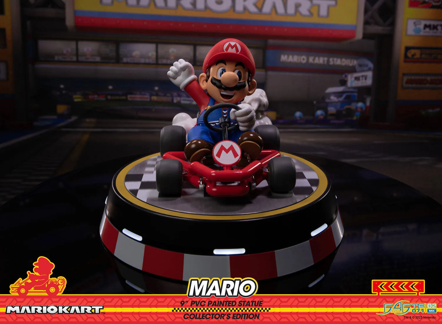 First 4 Figures Mario Kart Mario Collector's Edition PVC Statue