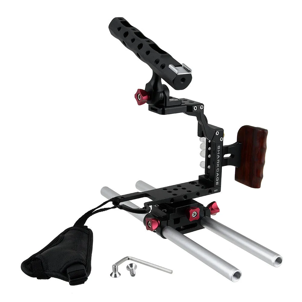 Fotodiox Pro Cinema Sharkcage for Samsung NX1 Camera (NX1) - Skeleton Housing, Protective Video Cage
