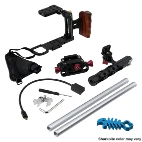 Fotodiox Pro Cinema Sharkcage for Sony α7-Series Cameras (α7, α7R, α7S) - Skeleton Housing, Protective Video Cage