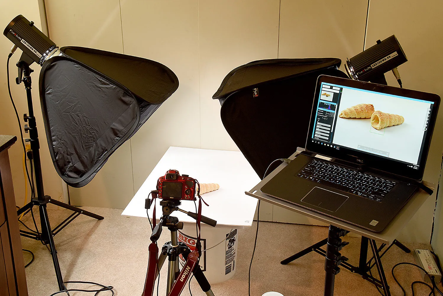 Fotodiox Pro LED100WB-56 Studio LED, High-Intensity Daylight LED 5600k Studio Light for Still and Video - with Dimmable Control, 12V AC Power Adapter, Light Stand bracket