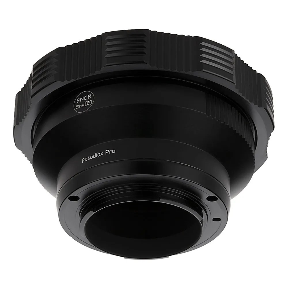 Fotodiox Pro Lens Mount Adapter for BNCR (Blimped Newsreel Camera Reflex) Cinema Lenses to Sony Alpha E-Mount Mirrorless Camera Body
