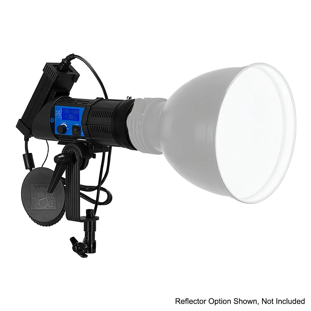 Fotodiox Pro PopSpot Ultra 100 Bi-Color - Focusing LED Light Kit, High-Intensity Dual Color LED 3200k-5600k Focusable Spot Light for Still and Video