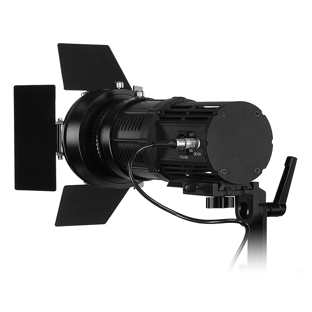 Fotodiox Pro PopSpot Ultra 50 v2 Bi-Color - Focusing LED Light Kit, High-Intensity Dual Color LED 3200k-5600k Focusable Spot Light for Still and Video