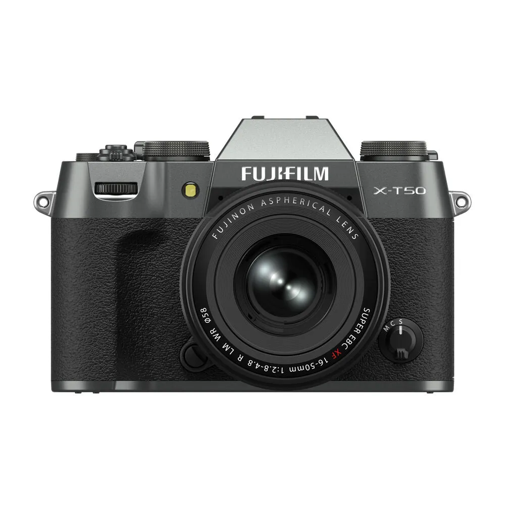 FUJIFILM X-T50 Mirrorless Camera with XF 16-50mm f/2.8-4.8 Lens (Charcoal Silver)
