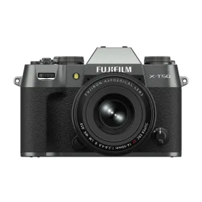 FUJIFILM X-T50 Mirrorless Camera with XF 16-50mm f/2.8-4.8 Lens (Charcoal Silver)