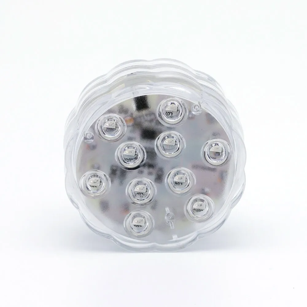 GFLAI IP68 Waterproof Multi Color Submersible LED Lights Underwater Pool Light Party Wedding Christmas Decoration