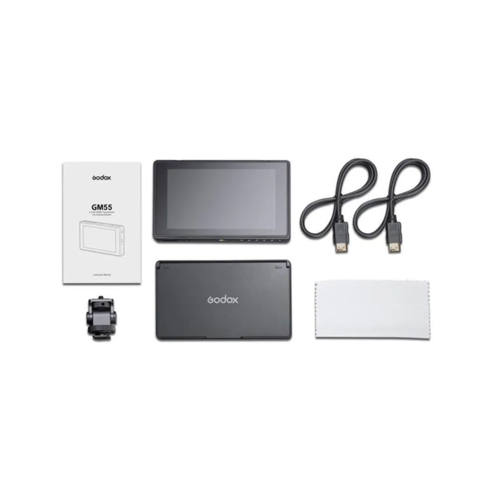 Godox 5.5" 4K HDMI Touchscreen On-Camera Monitor GM55