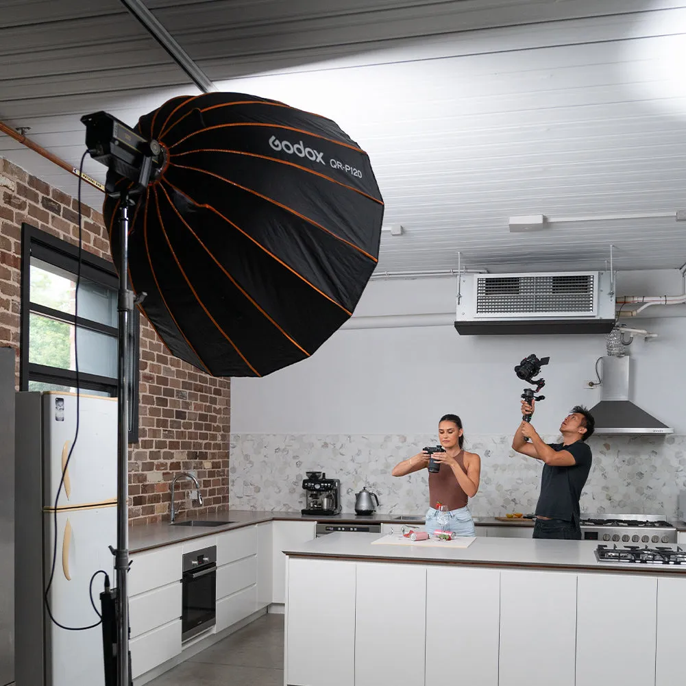 Godox Quick Release Parabolic Softbox QR-P120 (Bowens Mount) (DEMO STOCK)