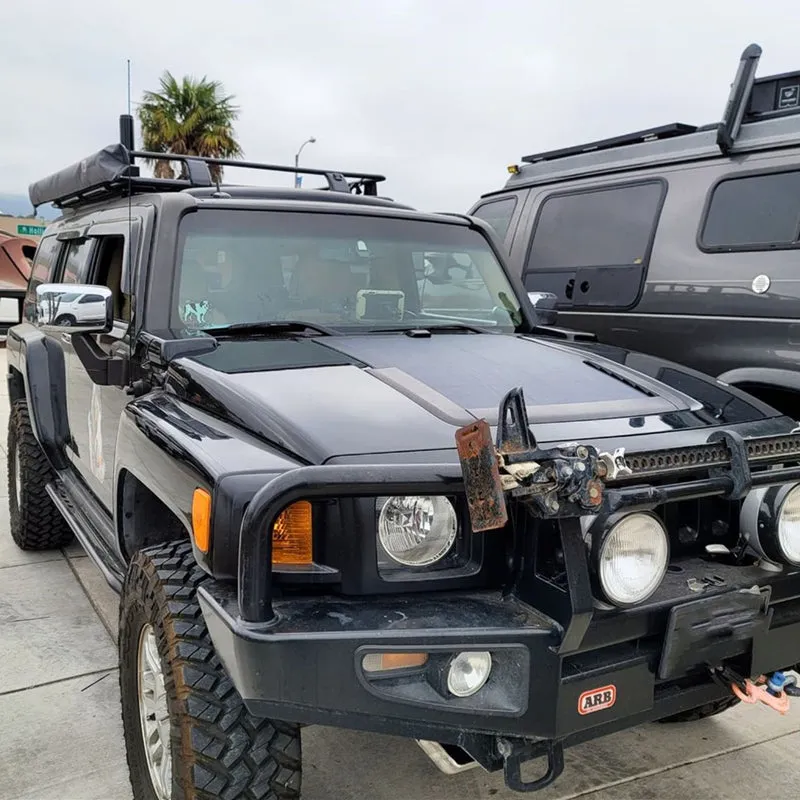 Hummer H3 Lensun 105W 12V Hood/Bonnet Flexible Solar Panel