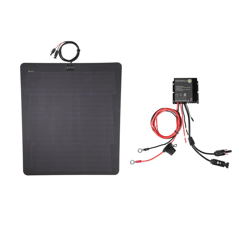 Hyundai Santa Fe 4th Gen (2019-Present) Lensun 65W 12V Hood Flexible Solar Panel