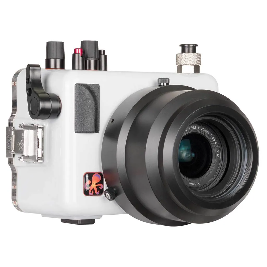 Ikelite 200DLM/A Underwater TTL Housing for Canon EOS M50, Kiss M Mirrorless Digital Cameras