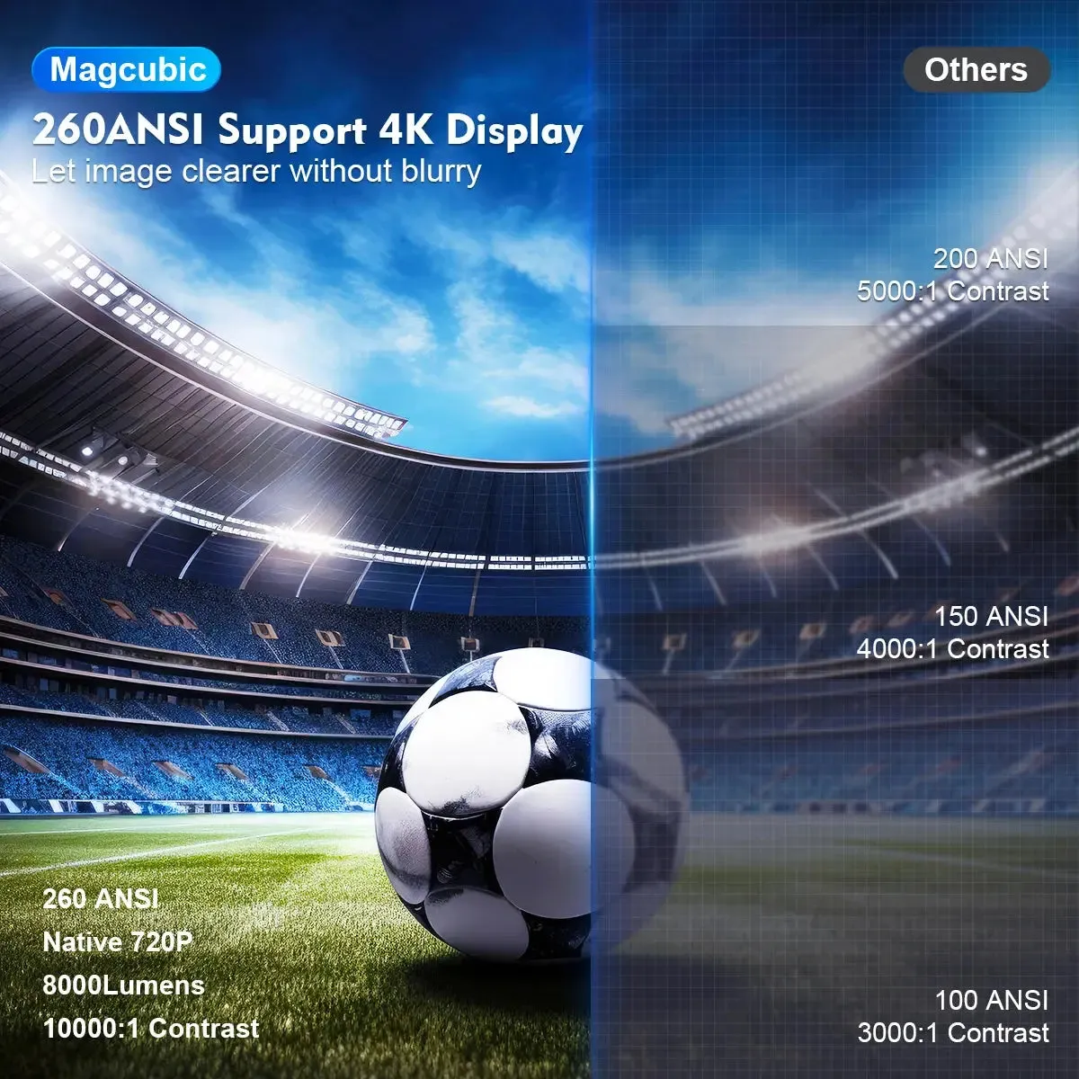 Indoor & Outdoor 4K Projector