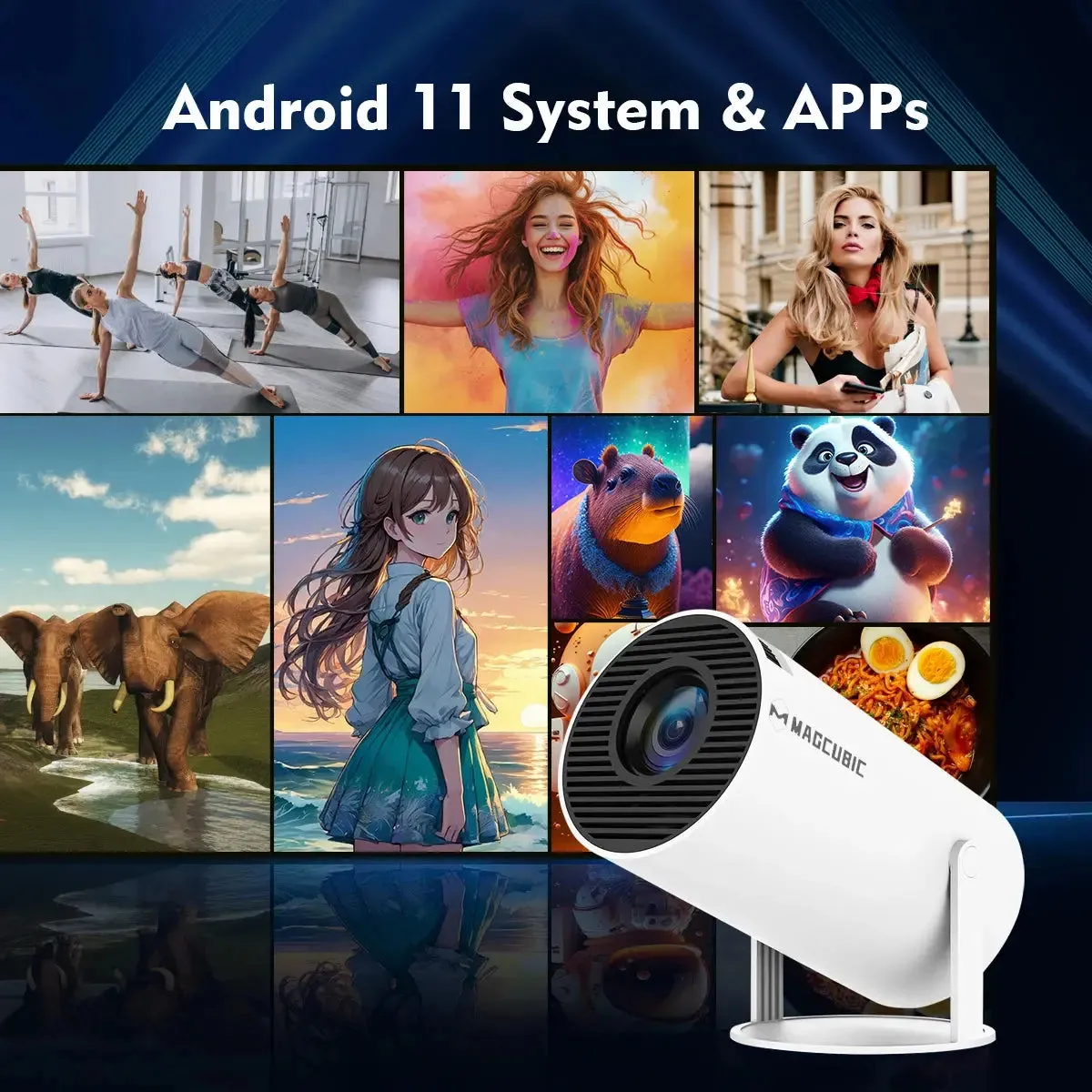 Indoor & Outdoor 4K Projector