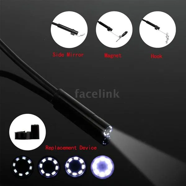 Industrial Endoscope Borescope Inspection Camera Built-in