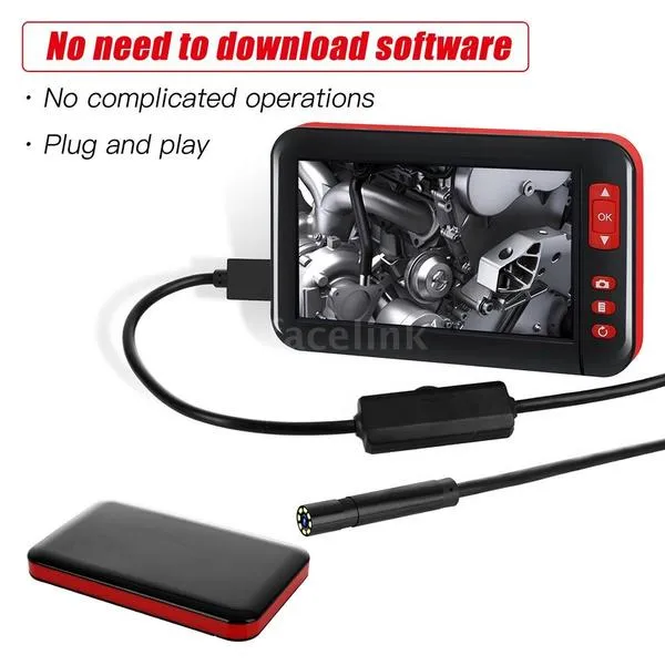 Industrial Endoscope Borescope Inspection Camera Built-in