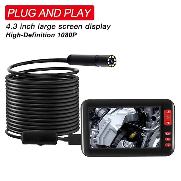 Industrial Endoscope Borescope Inspection Camera Built-in
