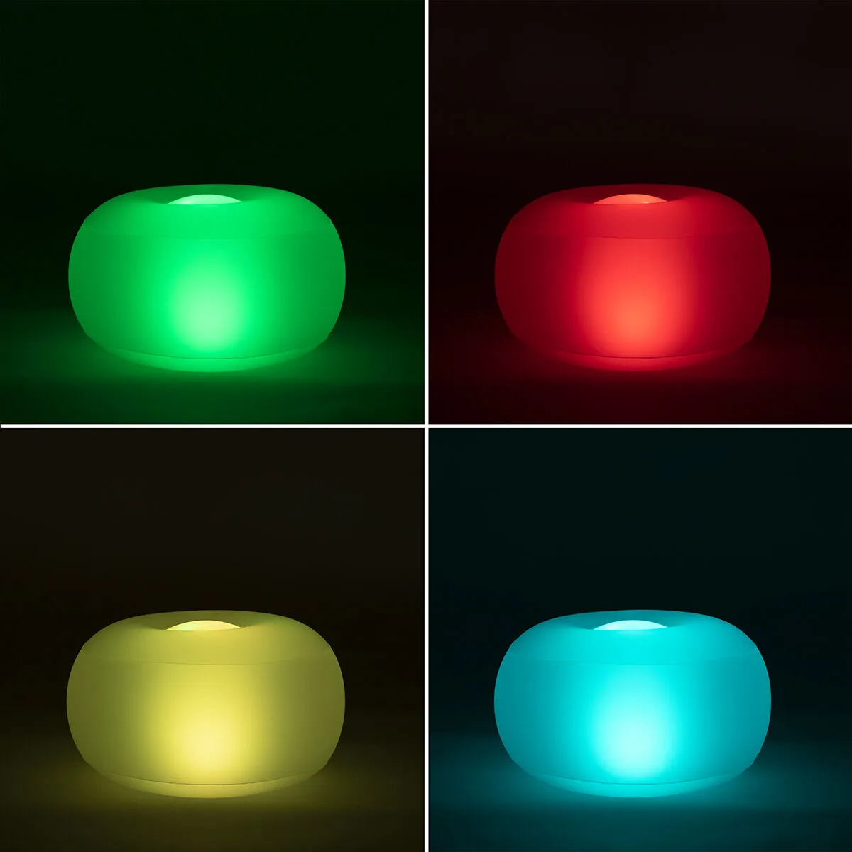 Inflatable Seat with Multicolour LED and Remote Control Pulight InnovaGoods