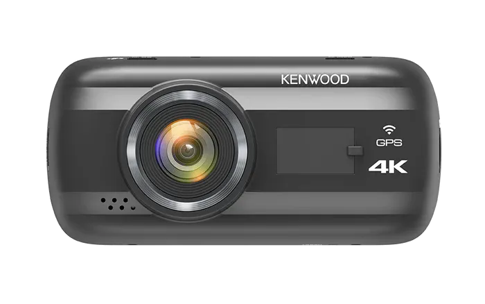 Kenwood DRV-A610WDP 4K HD Dash Camera with Wi-Fi, GPS, and Rear-View Camera